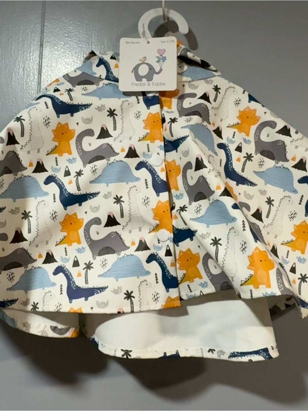 NWT Dinosaur Raincoat - Toddler (6-12M)